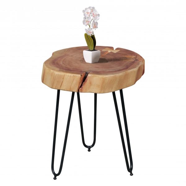 Massivholz Akazie Beistelltisch 30 x 30 cm