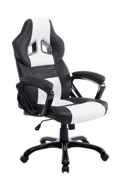 Bürostuhl Pedro, schwarz/weiß