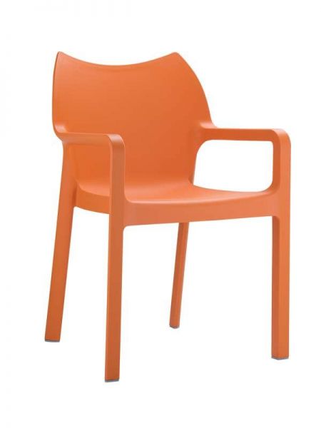 Stuhl DIVA, orange