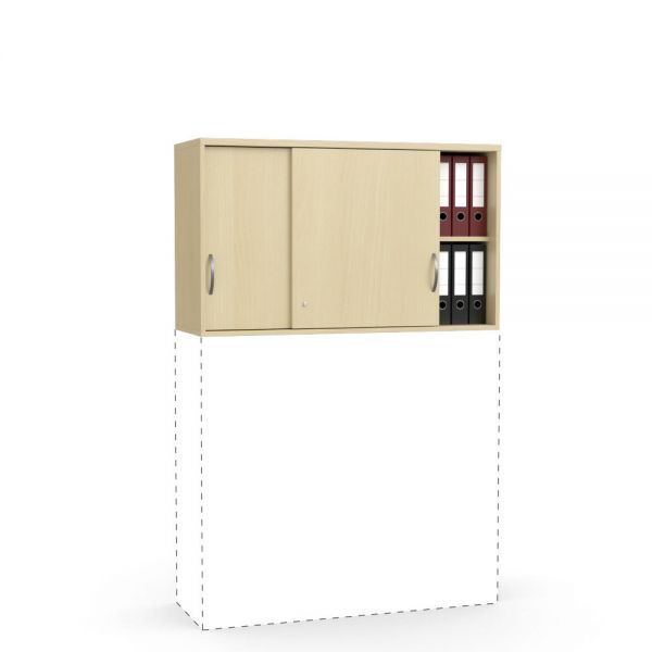 Schiebetüren-Aufsatzschrank MULTI M 120x71x42 cm