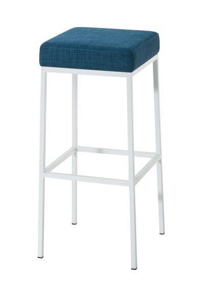 Barhocker Montreal W80 Stoff, blau