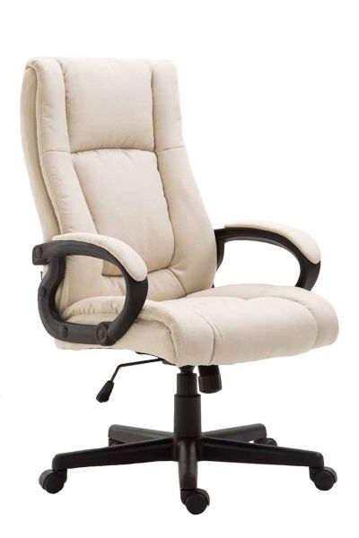 Bürostuhl XL Sparta Stoff, Creme