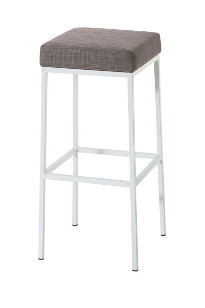 Barhocker Montreal W80 Stoff, grau