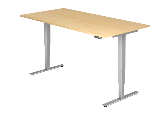 Sitz-Steh-Schreibtisch elektrisch 200x100cm Ahorn