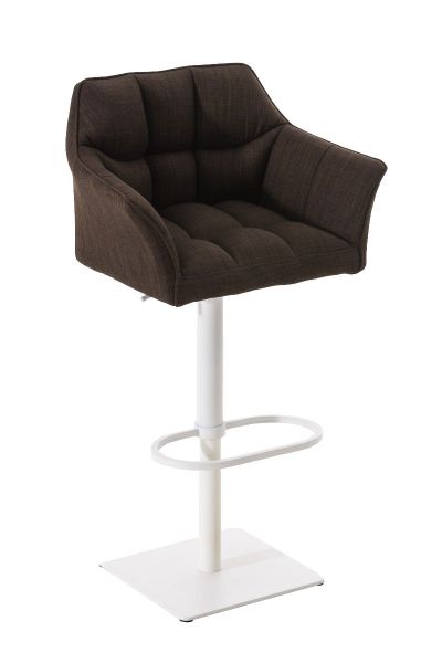 Barhocker Damaso W Stoff, braun