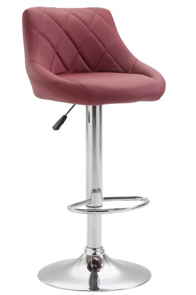 Barhocker Lazio, bordeauxrot